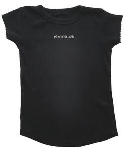 Claire sort kortærmet T-shirts str. 110/116