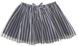 H&M blågrå stribet tyl nederdel str. 92
