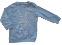 Small Rags gråblå sweatshirt str. 80