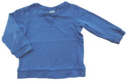 H&M blå meleret sweatshirt str. 86