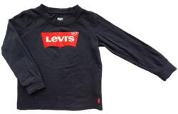 Levis sort langærmet T-shirt str. 98