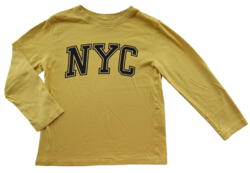 H&M gul langærmet T-shirt str. 110-116