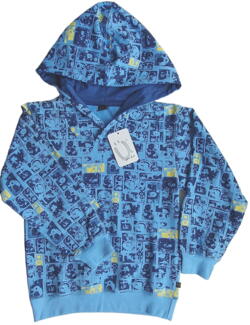 You-kids blå langærmet hoodie