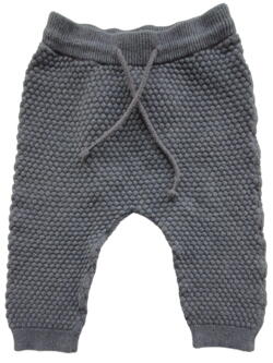 H&M grå strikkede bukser str. 62