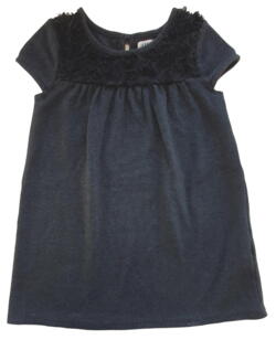 H&M mørkegrå kortærmet sweat kjole str. 98-104