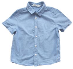 H&M lyseblå kortærmet skjorter str. 110