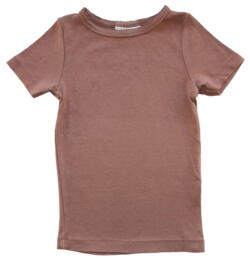 Lil' Atelier brun kortærmet T-shirt str. 104