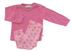 Minymo pink bluse og Lupilu leggings str. 74