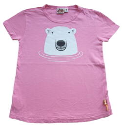 DYR pink kortærmet T-shirt str. 7