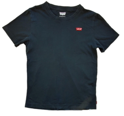 Levis sort kortærmet T-shirt str. 14 år