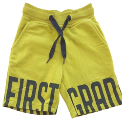 First Grade gule sweat-shorts str. XXS