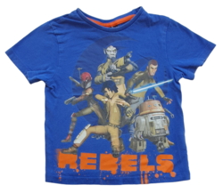 Star Wars blå kortærmet t-shirt str. 4 år