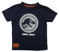 Jurassic world sort kortærmet T-shirt str. 128