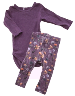 Name it lilla body og leggings str. 56