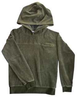 Name it grøn fløjls sweatshirt str. 146-152