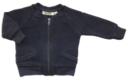 Soft gallery mørkeblå rille sweatshirt str. 9M