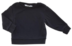H&M sort langærmet sweatshirt str. 92