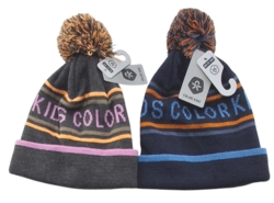 Nye Color kids varme strikkede huer str. 52