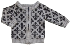 Small Rag grå uld trøje str. 74/80