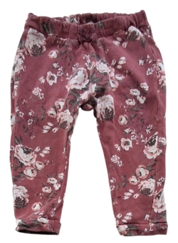 Newbie bordeauxrøde sweat pants str. 80