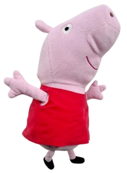 Peppa Pig lyserød Gurli gris bamse