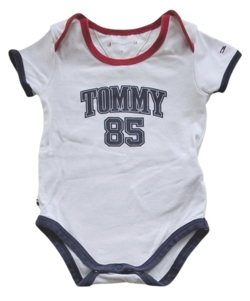 Tommy Hilfiger hvid kortærmet body str. 56
