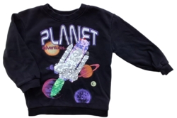 H&M sort langærmet sweatshirt str. 104