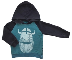 Danefæ grøn og sort sweatshirt str. 3