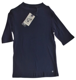 Ny Hound mørkeblåsort rib T-shirt str. XL