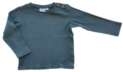 VRS grå langærmet rib bluse str. 92