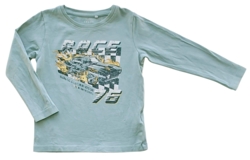 Name it grågrøn langærmet T-shirt str. 98