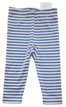 Nye Fixoni gråblå og hvide stribede leggings