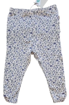 Nye Fixoni beige småblomstrede leggings str. 74