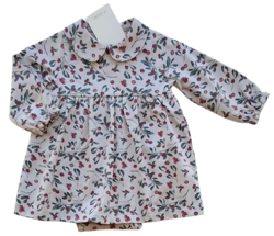 Ny Fixoni beige langærmet kjole-body str. 62