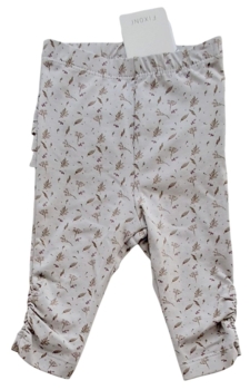 Nye Fixoni beige leggings med print