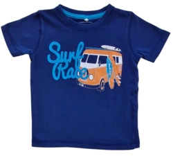 Name it mørkeblå kortærmet T-shirt str. 80