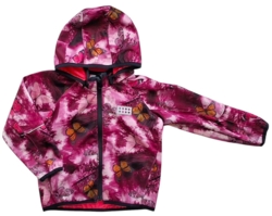 Lego wear pink mønstret softshell jakke str. 80