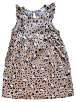 H&M lysbrun ærmeløs sommerkjole str. 98