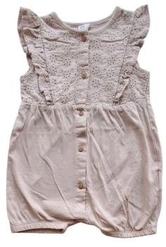 H&M rosa kortbenet heldragt str. 74