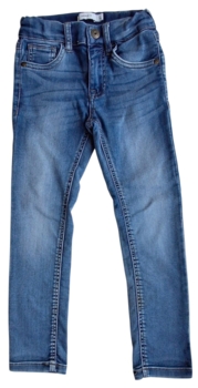 Name it blå elastiske denimbukser str. 116