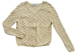 H&M lysegul finstrikket cardigan str. 98-104