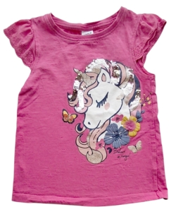 Max pink kortærmet bluse str. 5-6 år
