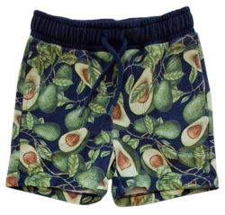 Name it sorte og grønne sweat-shorts str. 92