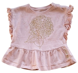 Small rags rosa sød lille bluse eller kjole str. 62