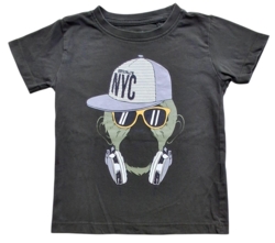 VRS mørkegrøn kortærmet T-shirt str. 98-104