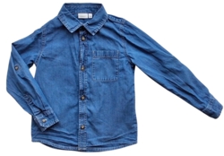 Name it tynd langærmet denimskjorte str. 110