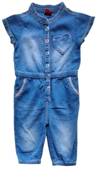 S. Oliver blå denim heldragt str. 68