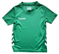Hummel grøn kortærmet T-shirt str. 104