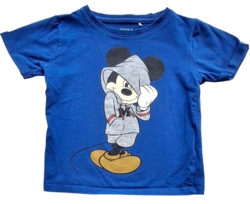 Name it blå kortærmet T-shirt str. 104