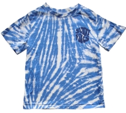 H&M blå mønstret kortærmet T-shirt str. 98-104